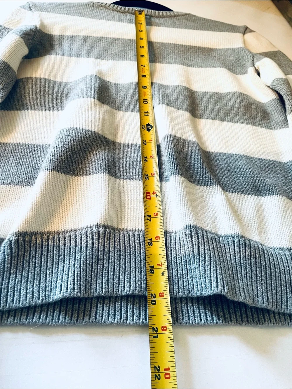 RARE VTG girls XL POLO Ralph Lauren sweater letterman spellout cotton Knit 16